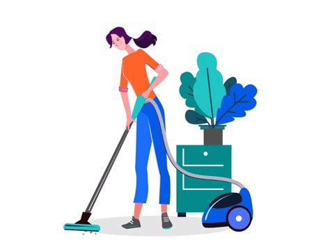 animated gif cleaning|animated clean up person.